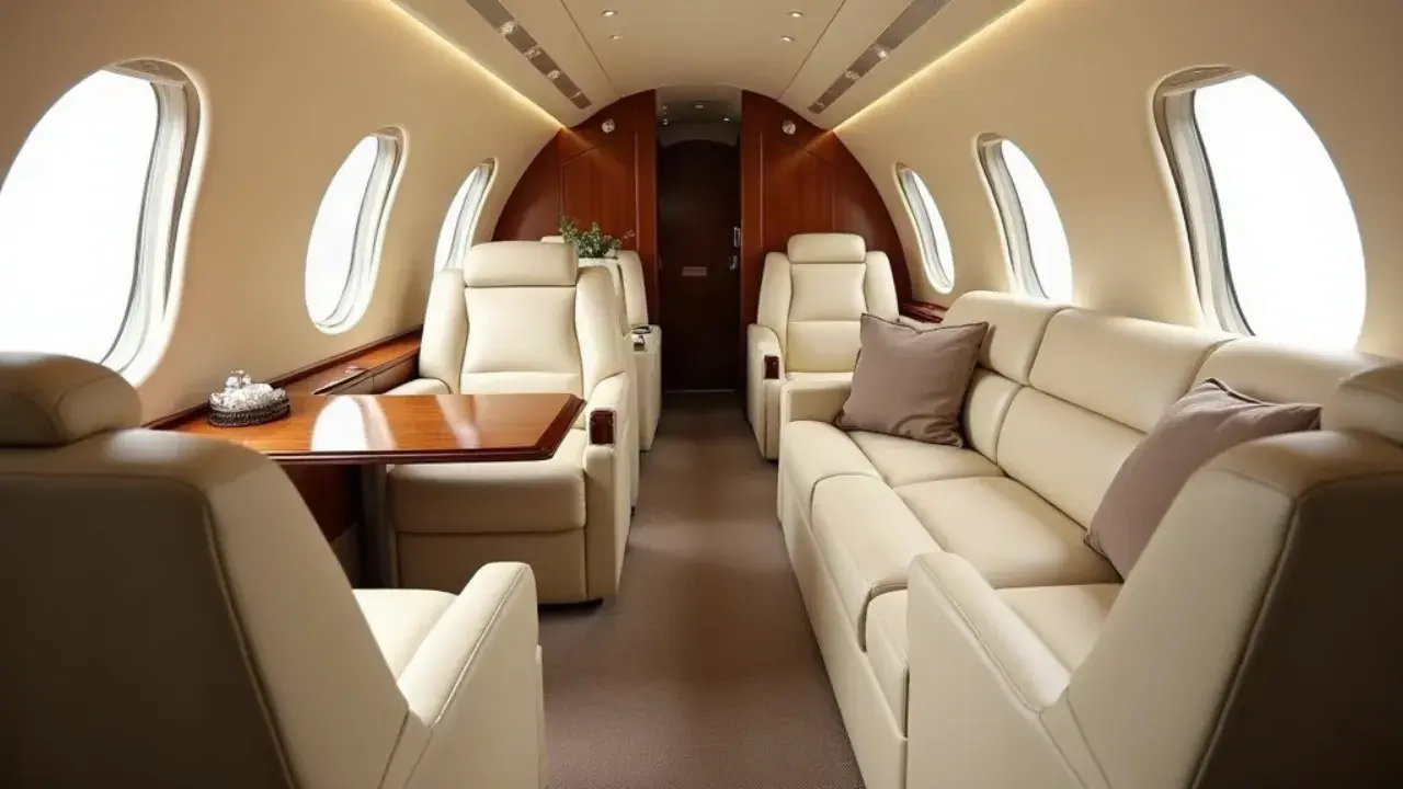Cabine d'un jet Heavy