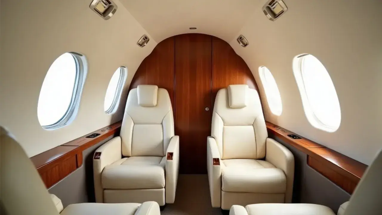 Cabine d'un jet Midsize