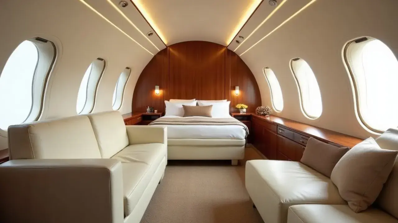 Cabine d'un jet Ultra Long Range
